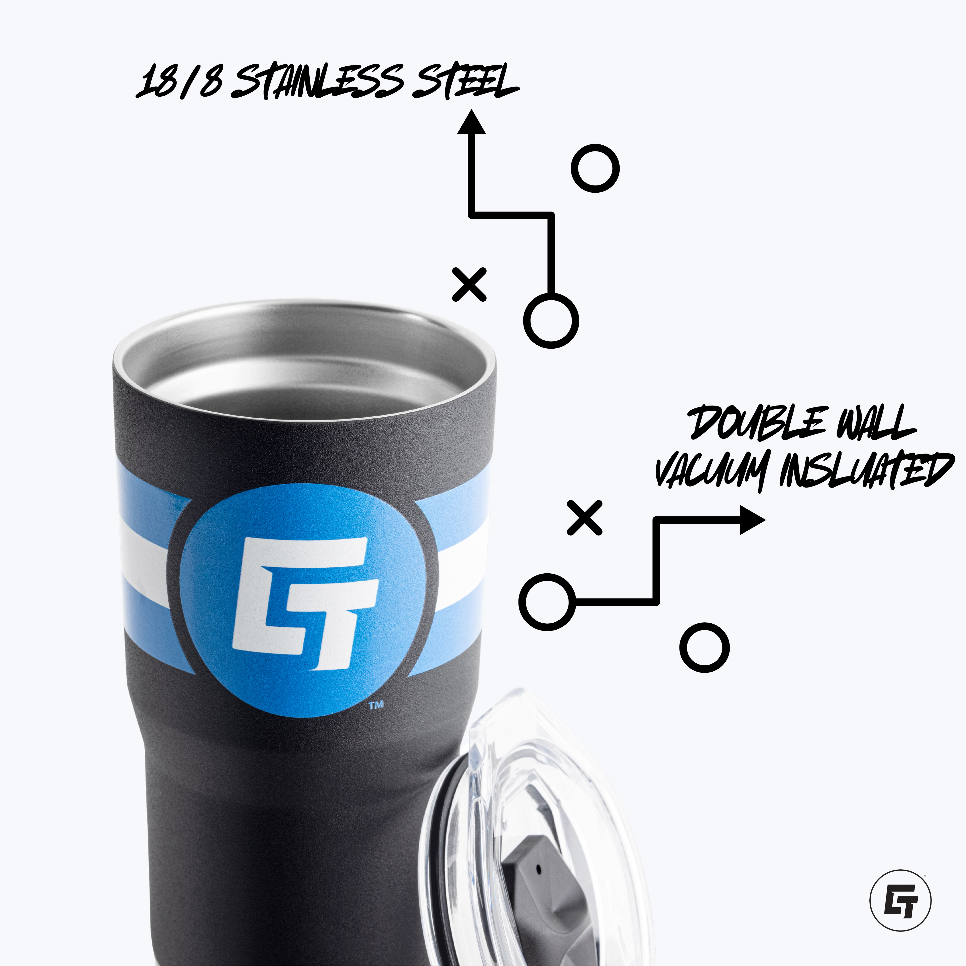 Florida Freeze 20oz Black Tumbler