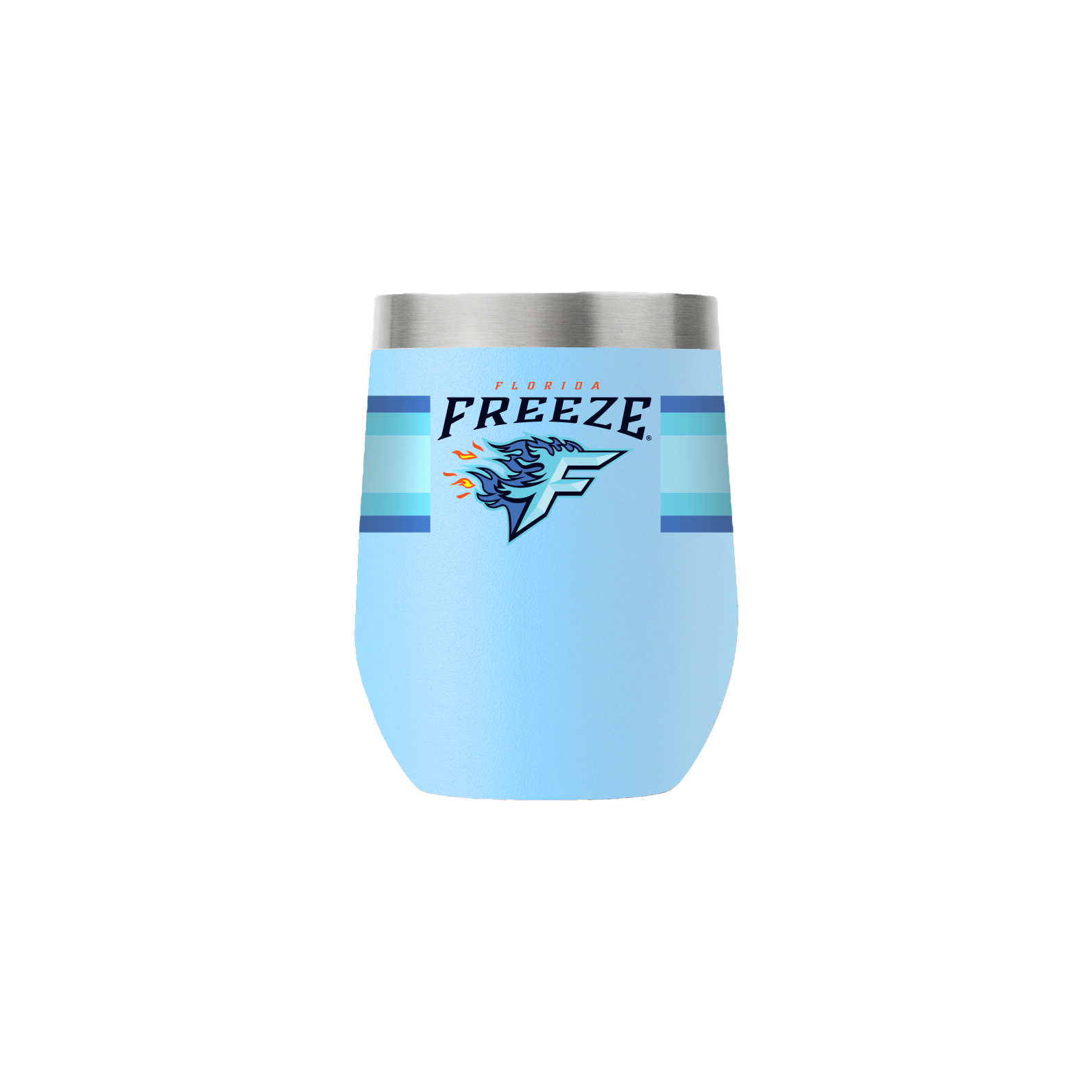 Florida Freeze 12oz Light Blue Stemless Tumbler