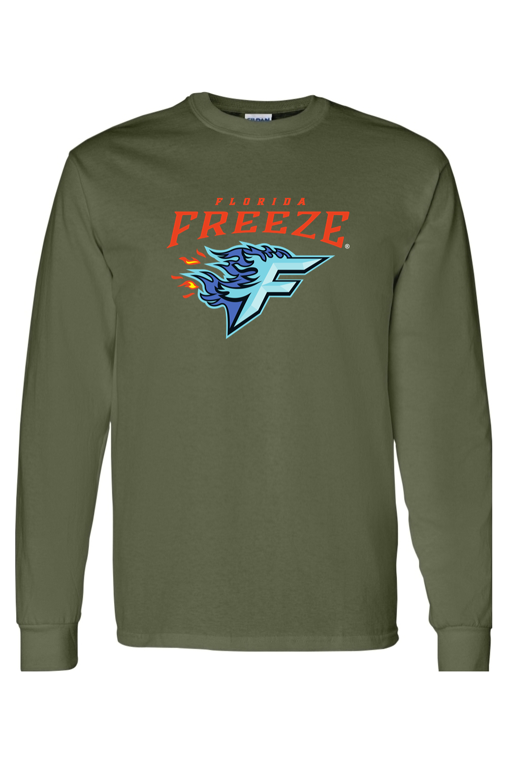 Florida Freeze - Gildan Heavy Cotton Long Sleeve T-Shirt